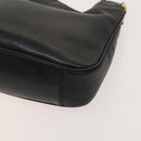 GUCCI Bamboo Hand Bag Leather 2way Navy Gold 001 3444 1638 Auth BA3439-15