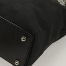 GUCCI GG Canvas Tote Bag Black 120840 Auth BA3441-14