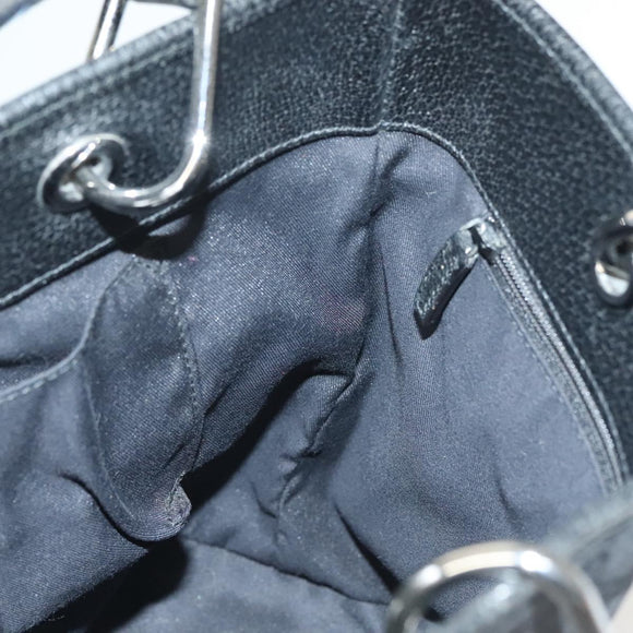 GUCCI GG Canvas Tote Bag Black 120840 Auth BA3441