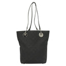 GUCCI GG Canvas Tote Bag Black 120840 Auth BA3441-13