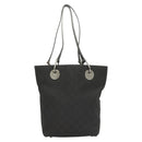 GUCCI GG Canvas Tote Bag Black 120840 Auth BA3441-2