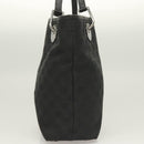 GUCCI GG Canvas Tote Bag Black 120840 Auth BA3441-3
