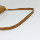Christian Dior Shoulder Bag Leather Beige Gold Auth BA3445-7