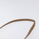 Christian Dior Honeycomb Canvas Shoulder Bag PVC Leather Black Gold Auth BA3446-8