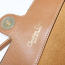 Christian Dior Honeycomb Canvas Shoulder Bag PVC Beige Auth BA3448-11