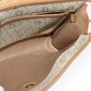 Christian Dior Honeycomb Canvas Shoulder Bag PVC Beige Auth BA3448-18