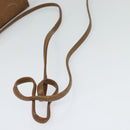 Christian Dior Honeycomb Canvas Shoulder Bag PVC Beige Auth BA3448-7