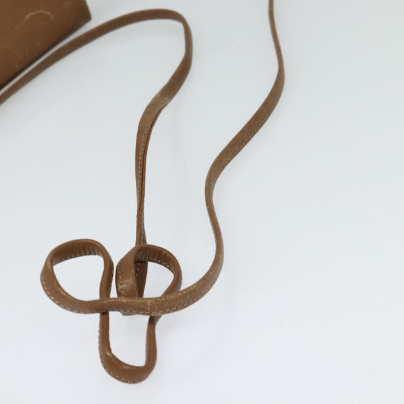 Christian Dior Honeycomb Canvas Shoulder Bag PVC Beige Auth BA3448