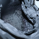 Christian Dior Maris Pearl Hand Bag Nylon Black Silver Auth BA3451-19