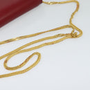 Christian Dior Chain Shoulder Bag Leather Red Gold Auth BA3452-7