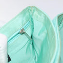 CHANEL Choco Bar Clutch Bag Lamb Skin Peppermint CC Auth BA3453-18