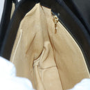 MCM Hand Bag Leather Black Gold Auth BA3459-18