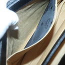 MCM Hand Bag Leather Black Gold Auth BA3459-12