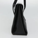 MCM Hand Bag Leather Black Gold Auth BA3459-4