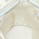 BVLGARI Logo Mania Tote Bag Canvas Pink Silver Auth BA3462-19