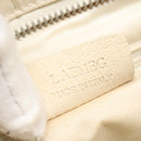 BVLGARI Logo Mania Tote Bag Canvas Pink Silver Auth BA3462-12