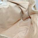 Salvatore Ferragamo Gancini Bag Leather Champagne Gold Gold Auth BA3466V-17