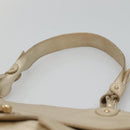 Salvatore Ferragamo Gancini Bag Leather Champagne Gold Gold Auth BA3466V-8