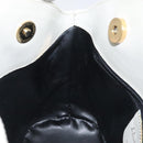 Salvatore Ferragamo Shoulder Bag Leather White Gold Auth BA3469-19