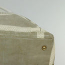 FENDI Celeria Tote Bag Coated Canvas Beige Gold Auth BA3471-14