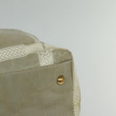 FENDI Celeria Tote Bag Coated Canvas Beige Gold Auth BA3471-16
