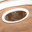 FENDI Celeria Tote Bag Coated Canvas Beige Gold Auth BA3471-10