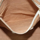 FENDI Celeria Tote Bag Coated Canvas Beige Gold Auth BA3471-19