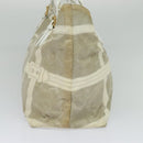 FENDI Celeria Tote Bag Coated Canvas Beige Gold Auth BA3471-3