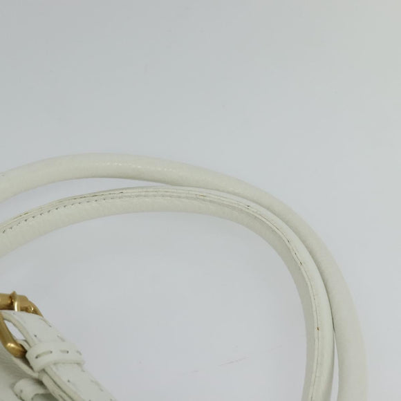 FENDI Celeria Tote Bag Coated Canvas Beige Gold Auth BA3471