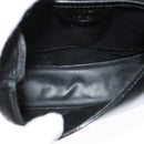 FENDI Shoulder Bag Leather Black Gold Auth BA3472-11