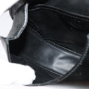 FENDI Shoulder Bag Leather Black Gold Auth BA3472-19