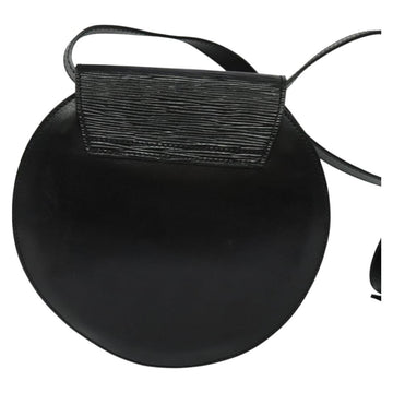 FENDI Shoulder Bag Leather Black Gold Auth BA3472 - 0