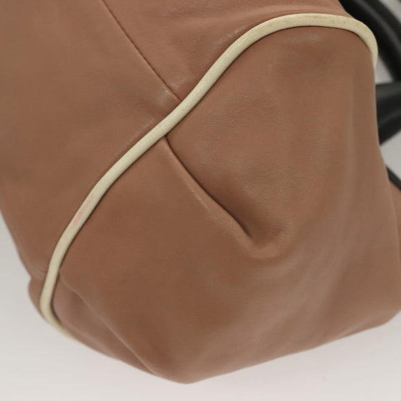 Chloe Etel Hand Bag Leather 2way Pink Silver Auth BA3474