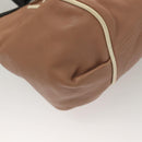 Chloe Etel Hand Bag Leather 2way Pink Silver Auth BA3474-12