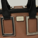 Chloe Etel Hand Bag Leather 2way Pink Silver Auth BA3474-14