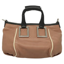 Chloe Etel Hand Bag Leather 2way Pink Silver Auth BA3474-3