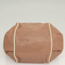 Chloe Etel Hand Bag Leather 2way Pink Silver Auth BA3474-9