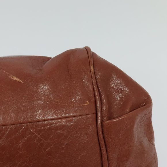 Chloe Etel Hand Bag Leather 2way Pink Gold Auth BA3475