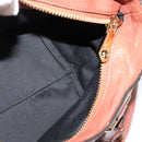 Chloe Etel Hand Bag Leather 2way Pink Gold Auth BA3475-17