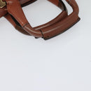 Chloe Etel Hand Bag Leather 2way Pink Gold Auth BA3475-7