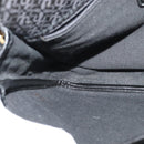 LOEWE Anagram Shoulder Bag Canvas Black Gold Auth BA3478-19