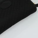 LOEWE Anagram Shoulder Bag Canvas Black Gold Auth BA3478-6