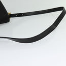 LOEWE Anagram Shoulder Bag Canvas Black Gold Auth BA3478-7