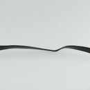 LOEWE Anagram Shoulder Bag Canvas Black Gold Auth BA3478-8