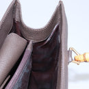 GUCCI Bambushandtasche Wildleder Braun Gold 002 2853 0260 0 Auth BA348-23