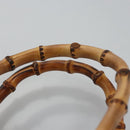 GUCCI Bamboo Hand Bag Suede Brown Gold 002 2853 0260 0 Auth BA348-14
