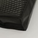 BALLY Hand Bag Leather Black Gold Auth BA3481-15