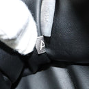 BALLY Hand Bag Leather Black Gold Auth BA3481-23