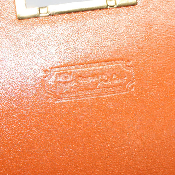 MCM Logogram Vicetos Shoulder Bag PVC Leather Brown Gold Auth BA3483