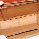 MCM Logogram Vicetos Shoulder Bag PVC Leather Brown Gold Auth BA3483-17